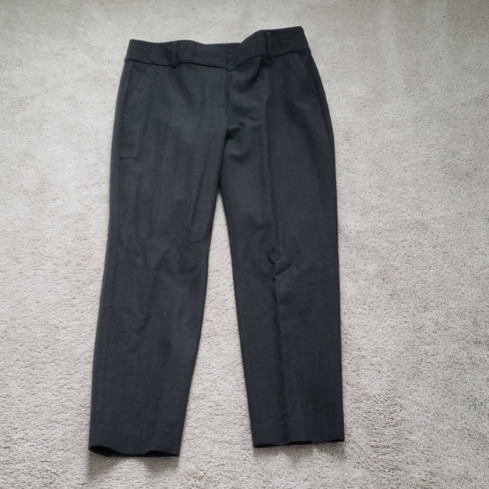 LOFT wool blend gray dress pants